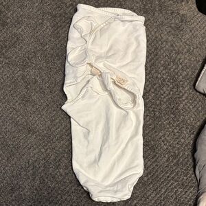 Soft White Baby Swaddle